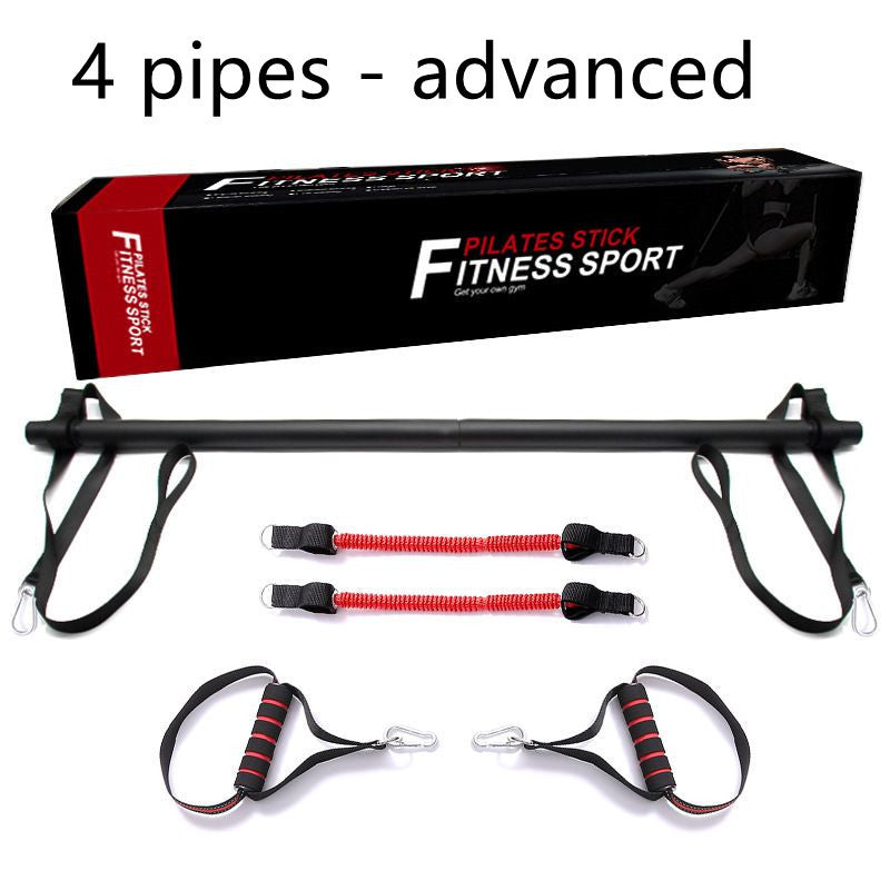 Portable Pilates Bar with Resistance Bands