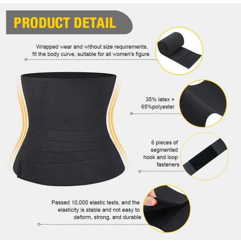 Sweat Waist Trimmer Belt